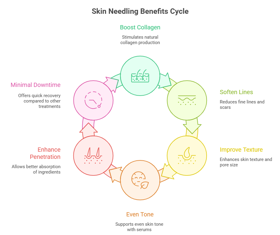 Benefits of Skin Needling visual selection Benefits of Skin Needling - visual selection