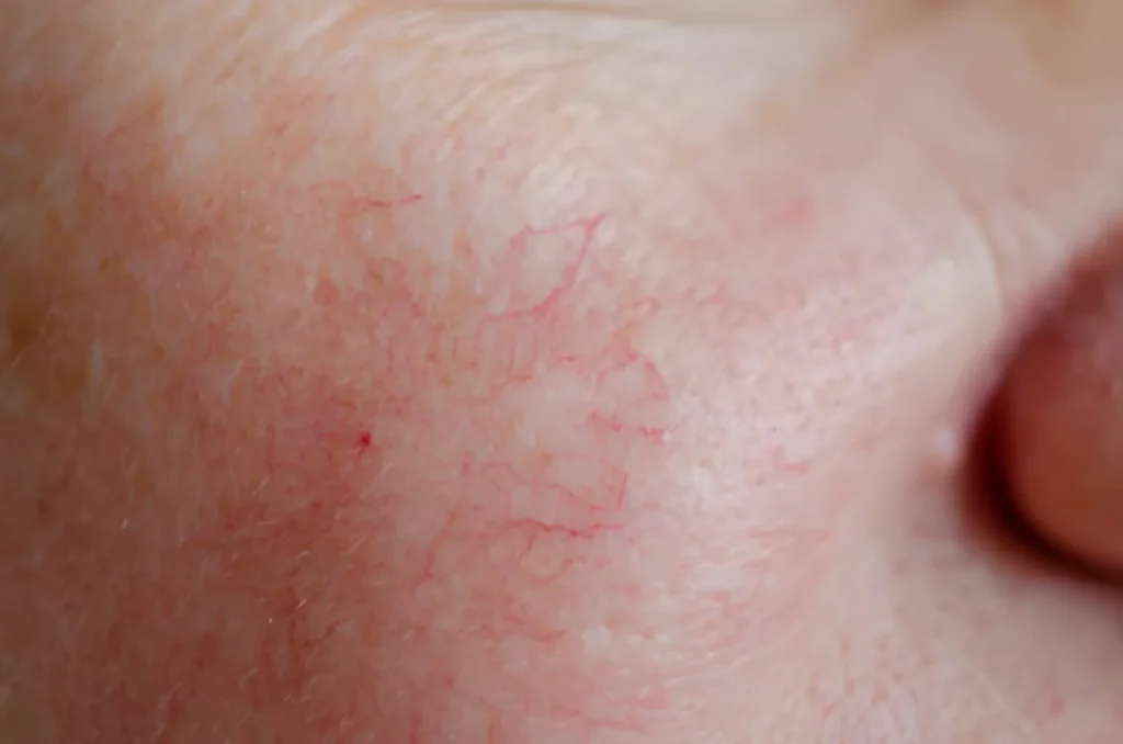 Broken Capillaries on face Broken Capillaries on face