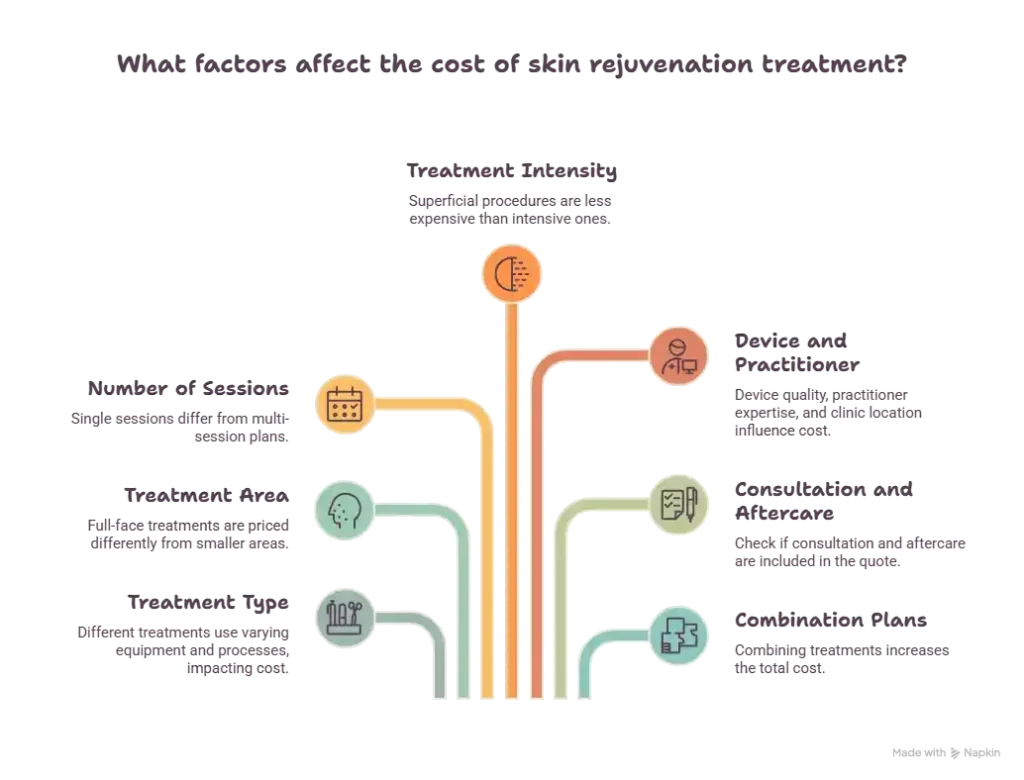 Affects Skin Rejuvenation Treatment Cost info graph