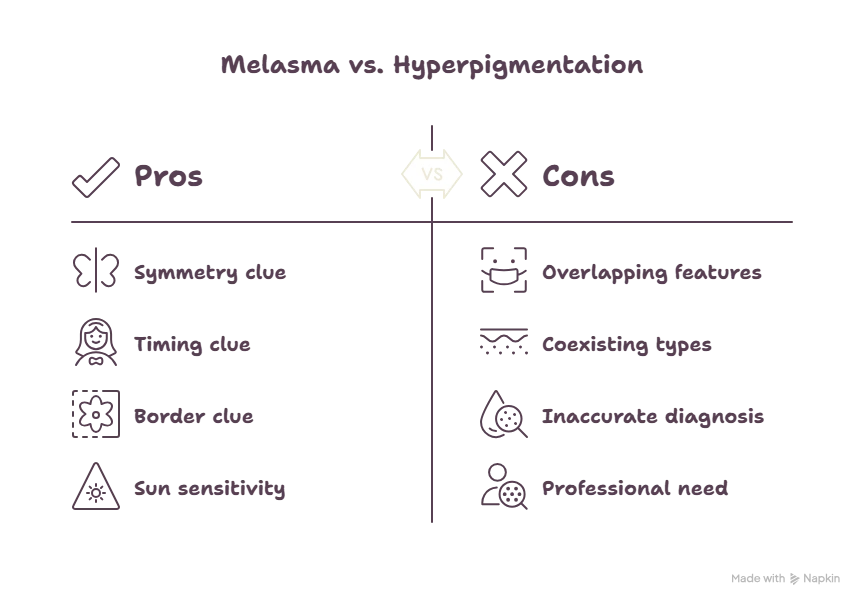 Melasma vs Hyperpigmentation - Understanding the Key Differences - visual selection